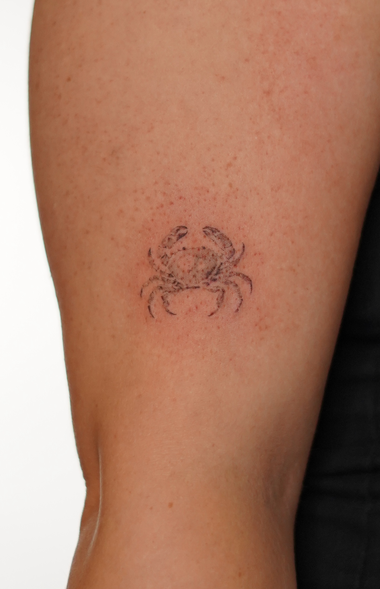 Tattoo einer Krabbe